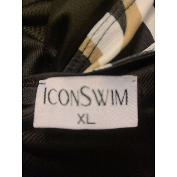 ICON Sexy One-piece High Hipped Cheeky Bathingsuit Women's Size XL - Picture 4 of 4